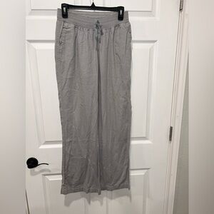 Kiss & Cry Linen Blend‎ Gray Pants With Pockets Size Large